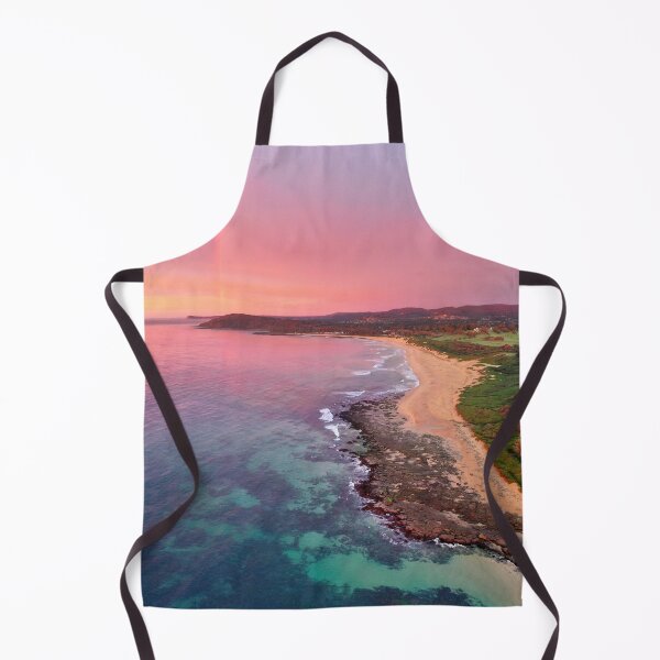 Item preview, Toowoon Bay Beach aerial at sunrise 4 designed and sold by Beata Cz. Young.