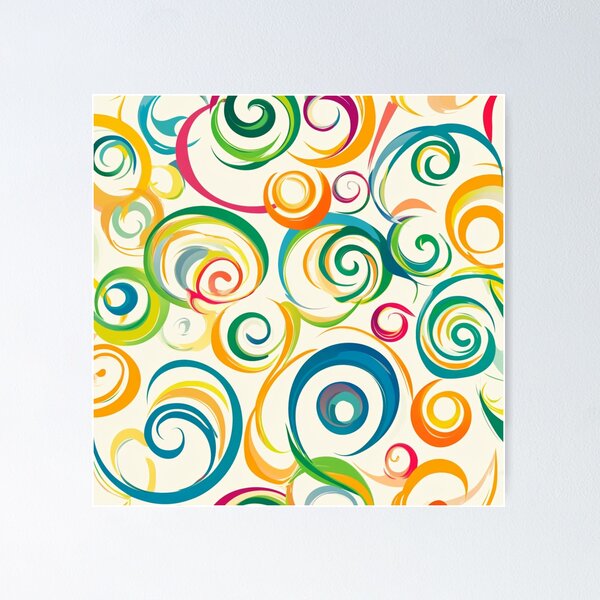 Item preview, Colorful Vintage Retro Pattern - Retro designed and sold by bimbleDIY.