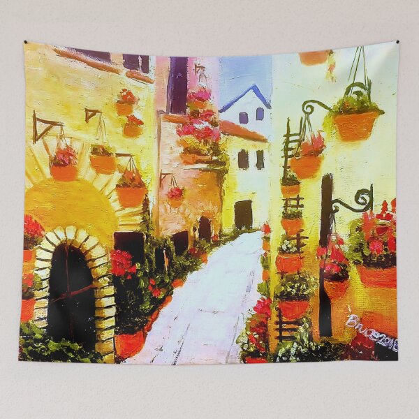 Item preview,  Lucca Street scene Italy designed and sold by Brooze.