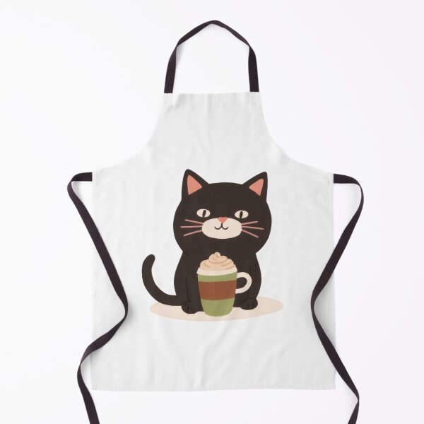 Item preview, Cute chubby funny kitty cappuccino lover. designed and sold by SaraSumi.