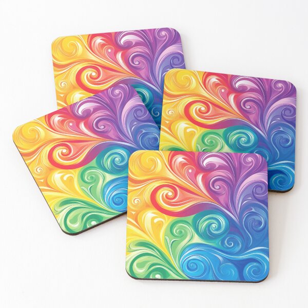 Item preview, Colorful Rainbow Swirls - Rainbow designed and sold by bimbleDIY.