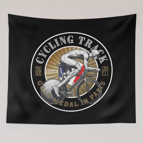 Item preview, 2024 - FRANCE - CYCLING TRACK - GOLD MEDAL - PARIS - 1 designed and sold by ArtProjectShop.