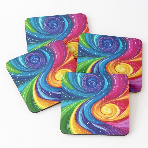 Item preview, Colorful Rainbow Swirls - Rainbow designed and sold by bimbleDIY.