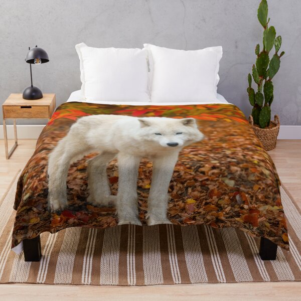 Item preview, Autumn's Spirit Wolf designed and sold by rawshutterbug.