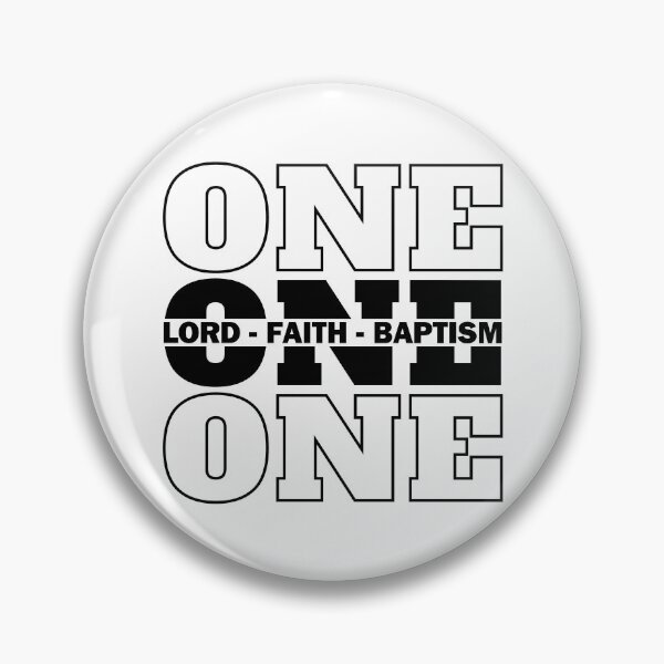 Item preview, One Lord, one faith, one baptism, bible verse.  designed and sold by MoriaStore.