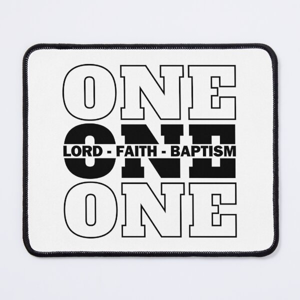 Item preview, One Lord, one faith, one baptism, bible verse.  designed and sold by MoriaStore.