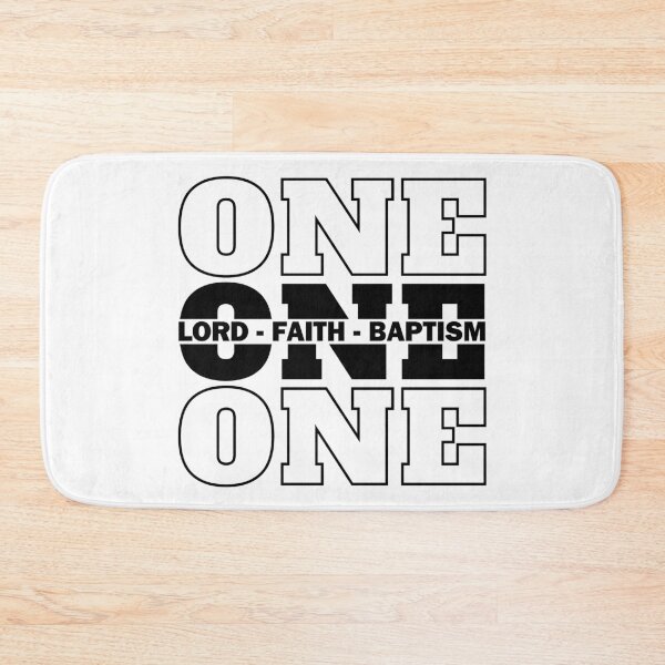 Item preview, One Lord, one faith, one baptism, bible verse.  designed and sold by MoriaStore.