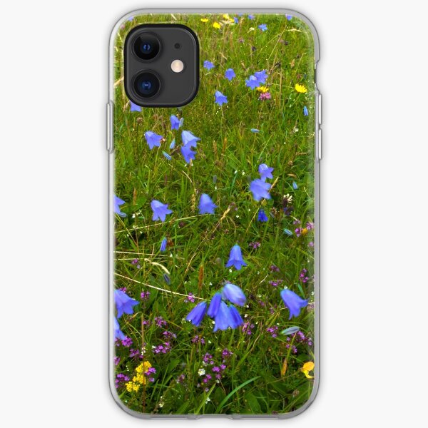 A sea of Harebells, Rossbeg, Co Donegal iPhone Soft Case