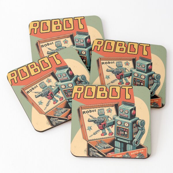 Item preview, vintage steel robot  designed and sold by aliraweb.