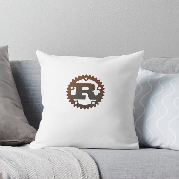 Item preview, Rusty Rust Official Brownish Gray Logo Hoodie designed and sold by Rainwater Merch.