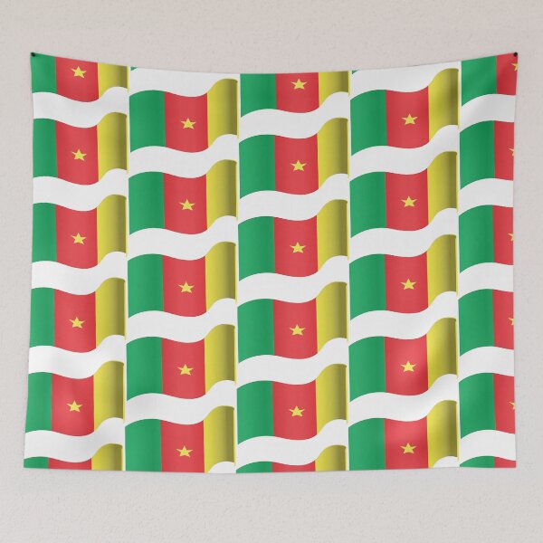 Item preview, Cameroon National Flag designed and sold by HarveyHandcraftsandDesigns.