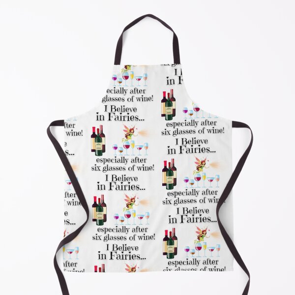 Item preview, I Believe in Fairies and Wine | Whimsical & Funny Drinking Design designed and sold by Fredster1966.