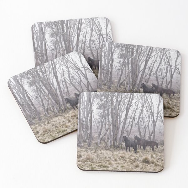 Item preview, Australian brumbies on a cold day. designed and sold by Beata  Cz.  Young.
