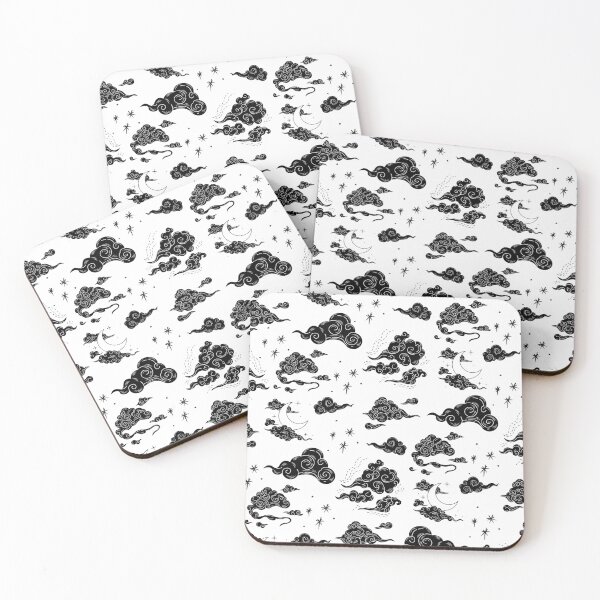 Item preview, Cloud and moon of white designed and sold by andrasdesignssss.