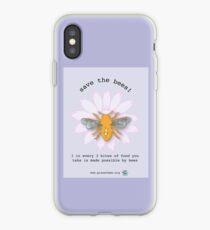 Vinilo o funda para iPhone AHORRE LAS ABEJAS