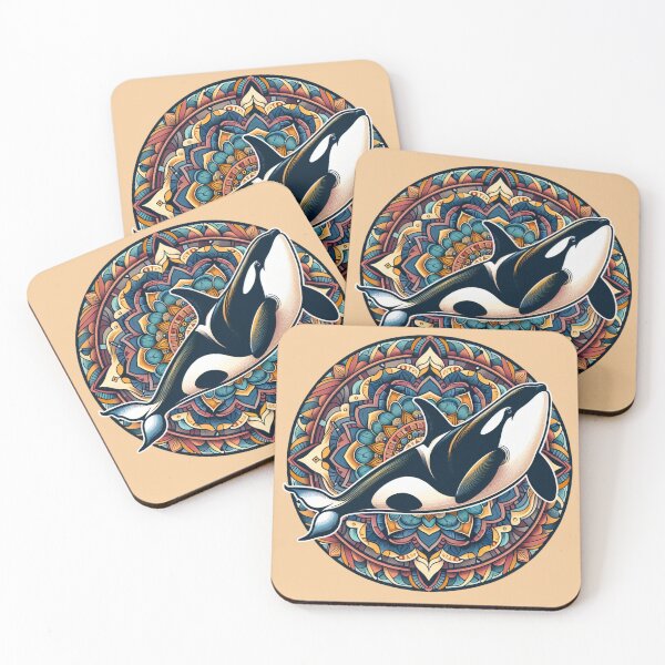 Item preview, Orca Whale mandala designed and sold by Catherine Harrison.