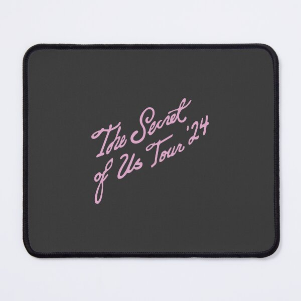 Item preview, The Secret of Us Tour ‘24 Pink Cursive Text designed and sold by aestheticqueen.
