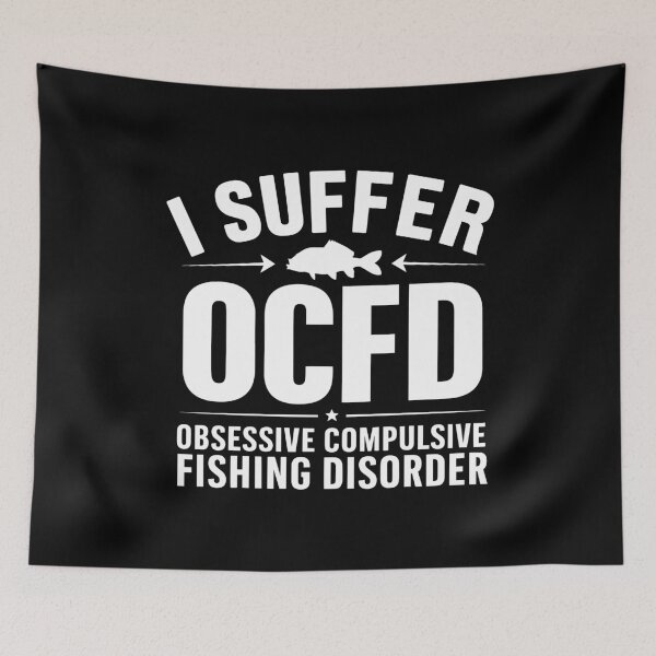 Item preview, Fishing Gift for Anglers Funny Fish Angler Obsession Addict designed and sold by w1ckerman.