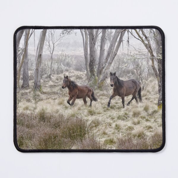 Item preview, Australian Brumbies on a cold day designed and sold by Beata Cz. Young.