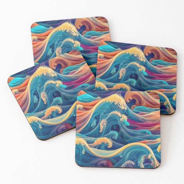 Item preview, Rainbow Waves II designed and sold by TheLastGarden.