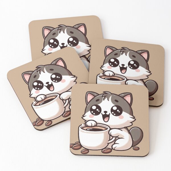 Item preview, Cat-puccino Craze designed and sold by Furbulous Faces.
