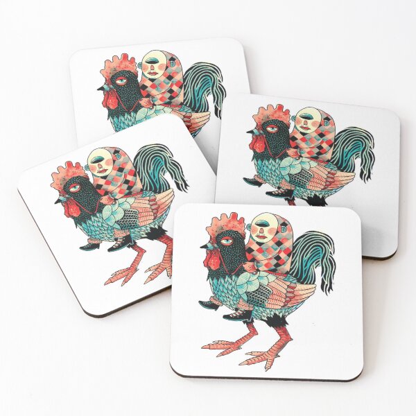 Item preview, Art of a Person Riding a Chicken	 designed and sold by nataliewas.