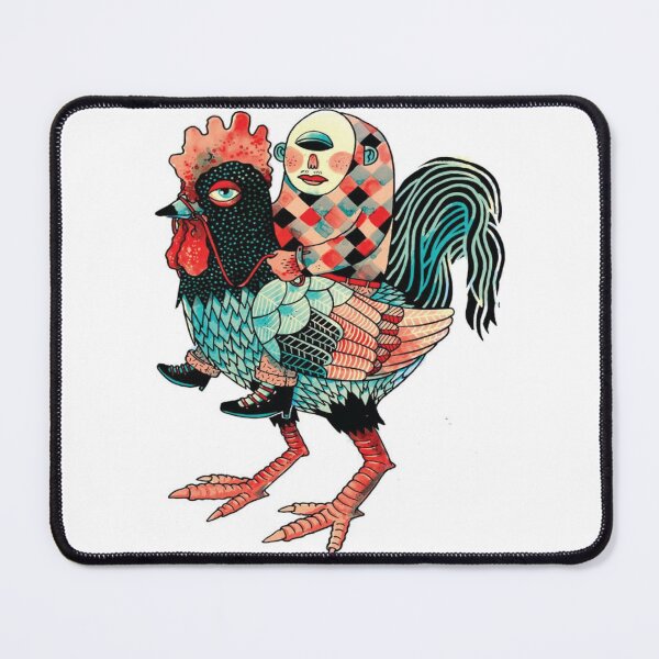 Item preview, Art of a Person Riding a Chicken	 designed and sold by nataliewas.