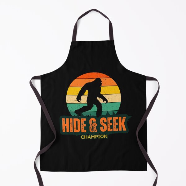 Item preview, Bigfoot Hide and Seek Champion Game Player Retro Sunset Funny designed and sold by SZPdezigns.
