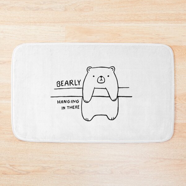 Item preview, bearly hanging in there designed and sold by Midnight Coffee.