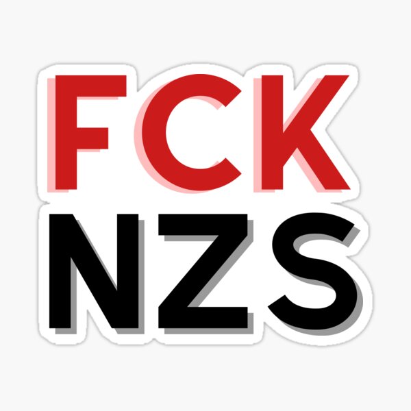 Vista previa del artículo con la obra «Fck Nzs», diseñado y vendido por Aline22.