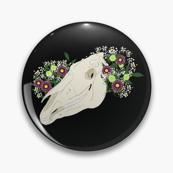 Item preview, Floral Horse Skull  designed and sold by APFaustt00.