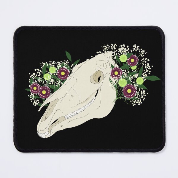 Item preview, Floral Horse Skull designed and sold by APFaustt00.