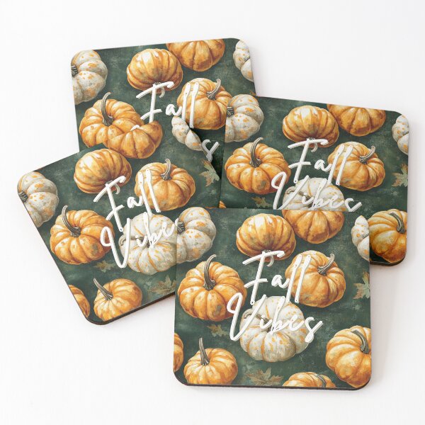 Item preview, "Fall Vibes" Pumpkins for Autumn  designed and sold by HandCraftedArt.