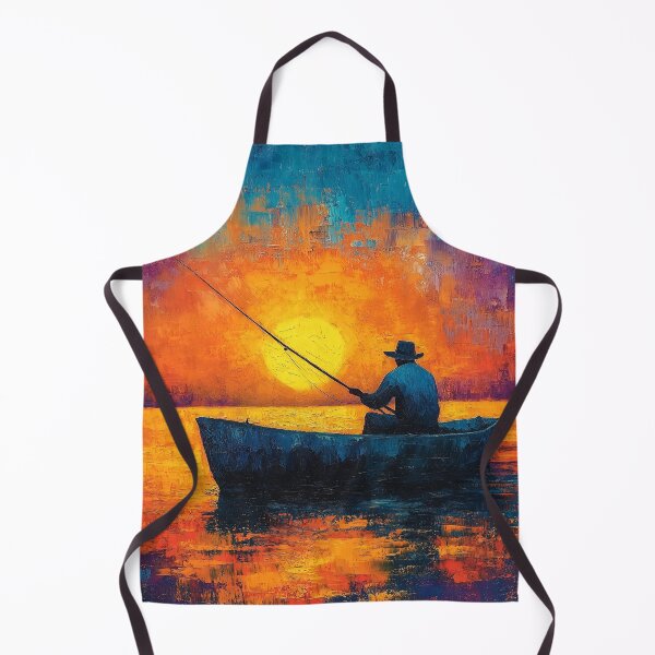 Item preview, Fishing at Sunset designed and sold by Thingstolike.