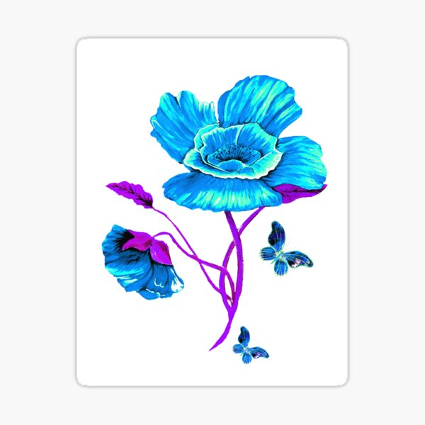 Item preview, Flower - Blue Beauty designed and sold by Linda Callaghan.