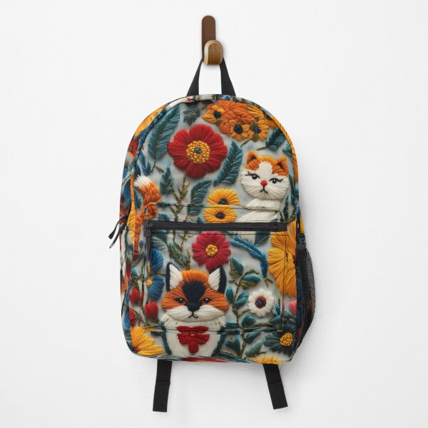 Item preview, Embroidery-Inspired Animal Motif Art designed and sold by put1mali19.