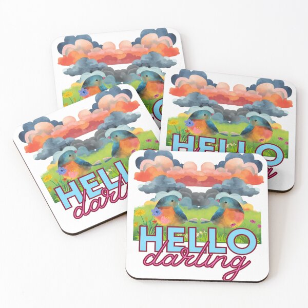 Item preview, Small birds of colored sky meadows designed and sold by NoeMiller.