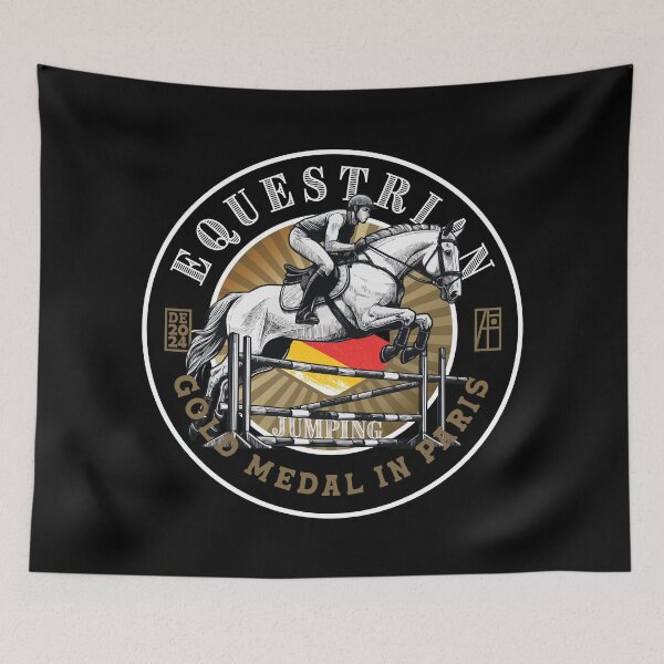 Item preview, 2024 - GERMANY - EQUESTRIAN JUMPING - GOLD MEDAL - PARIS - 1 designed and sold by ArtProjectShop.