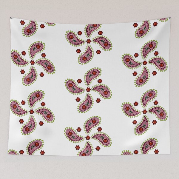 Aperçu de l'œuvre Motifs cachemire violet 1 créée et vendue par Zamen.