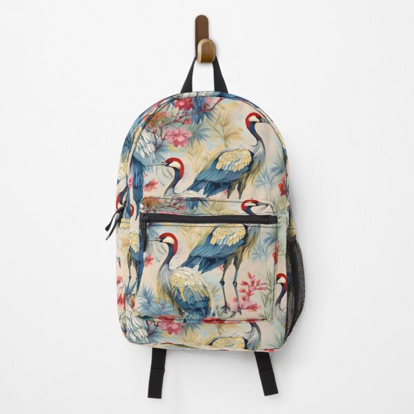Item preview, Vintage Japanese Cranes Pattern designed and sold by 100Sunsets.