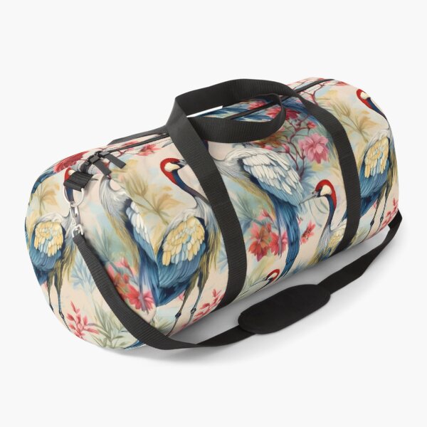 Item preview, Vintage Japanese Cranes Pattern designed and sold by 100Sunsets.