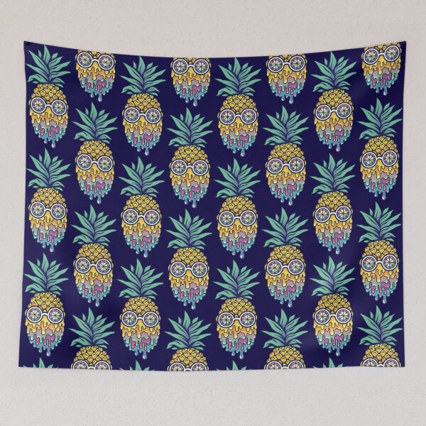 Item preview, Bass Face Pineapple designed and sold by Molly Womack.