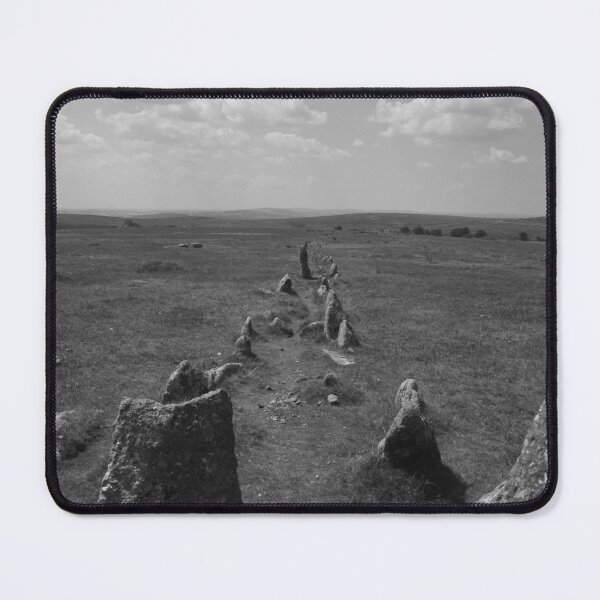 Item preview, Merrivale Stone Row - Monochrome designed and sold by lezvee.