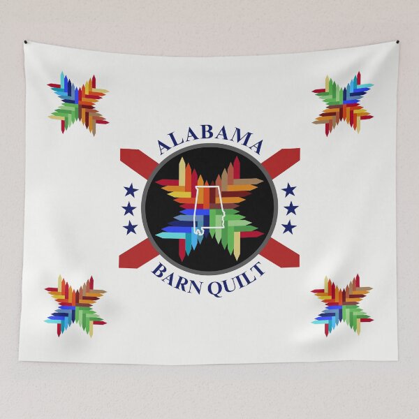 Item preview, Unique Alabama Barn Quilt designed and sold by CHANCHANAI.