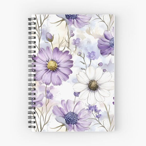 Aperçu de l'œuvre Fleur sauvage blanche et violette créée et vendue par ChubbyGoong.
