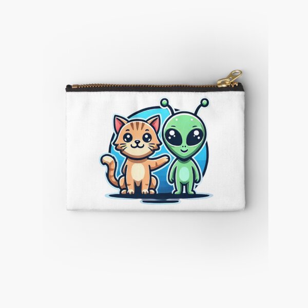 Item preview, Zon and Cosmo: Alien and Cat from Outer Space designed and sold by PPBliss.