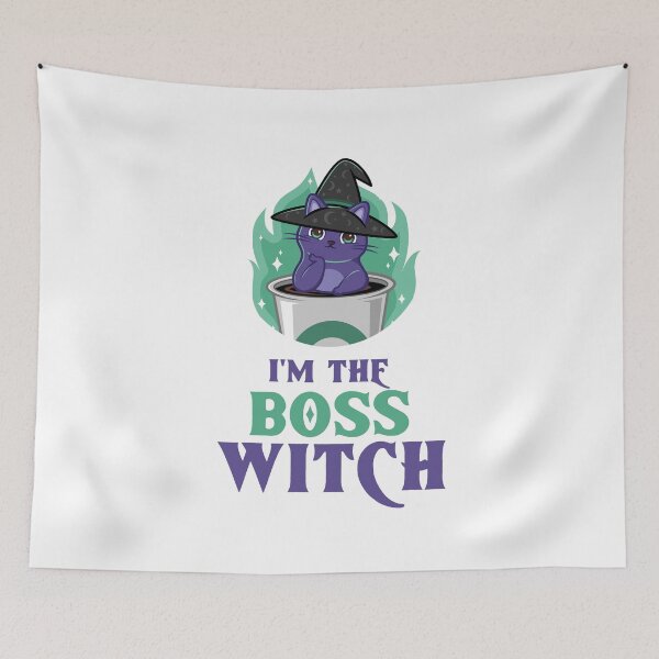 Item preview, I'm the Boss Witch designed and sold by 87-Aesthetics.