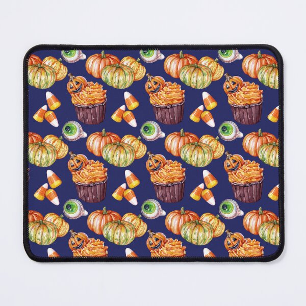 Item preview, Halloween Sweets Dark Blue Pattern designed and sold by Katariina Purru.