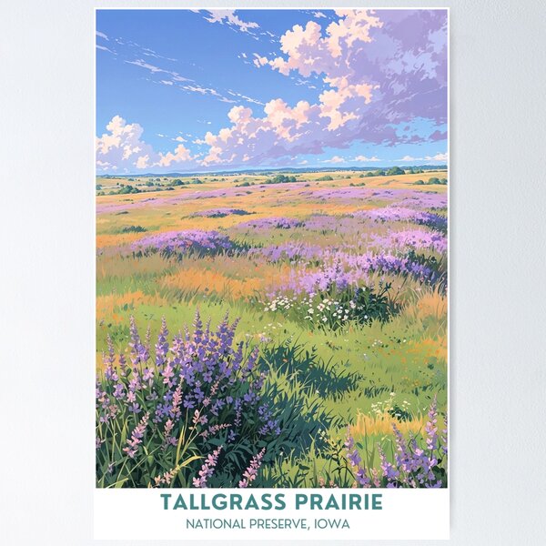Item preview, Tallgrass Prairie, National Preserve, Iowa designed and sold by Worldscape Wonders.