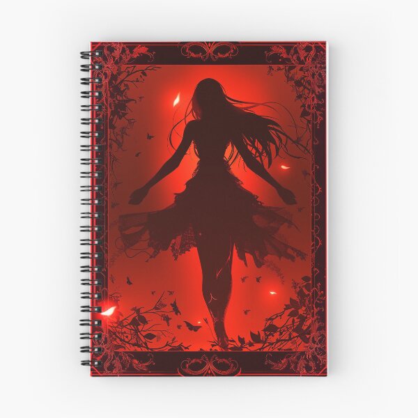 Item preview, Red moon spooky forest designed and sold by SpookyBat.